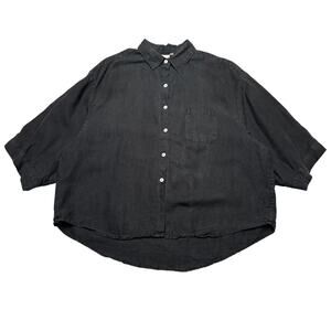 Deiji Studios The 03 Set Shirt Only Linen Button Up Top M/L Oversized Boxy